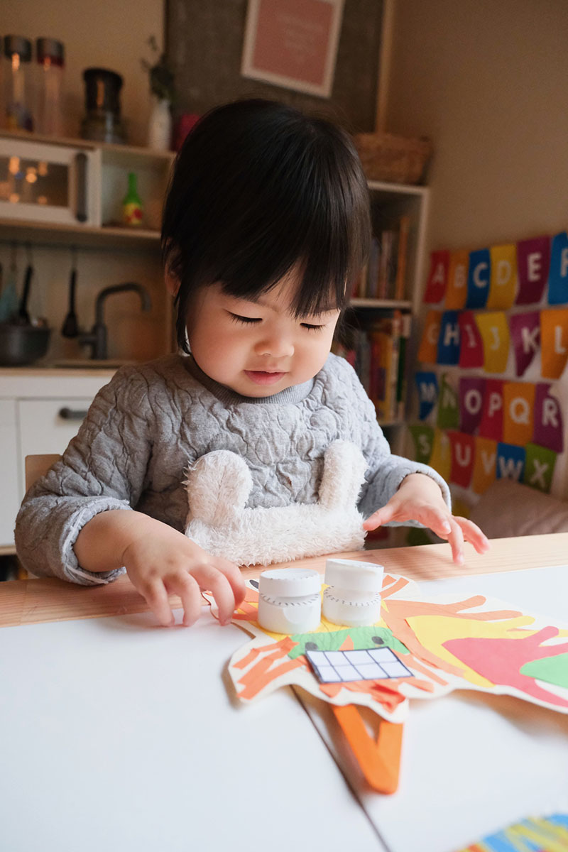 Chinese New Year Dragon With Blinking Eyes Toddler Craft